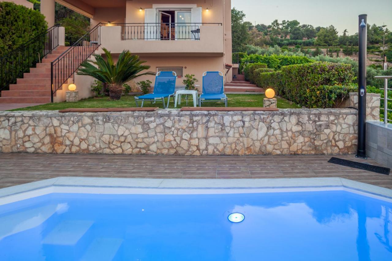 Panorama Traditional House With Private Pool Ροδιά Εξωτερικό φωτογραφία